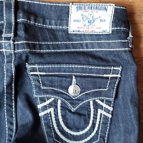 True Religion Dark Denim Jeans - Picture 5 of 9